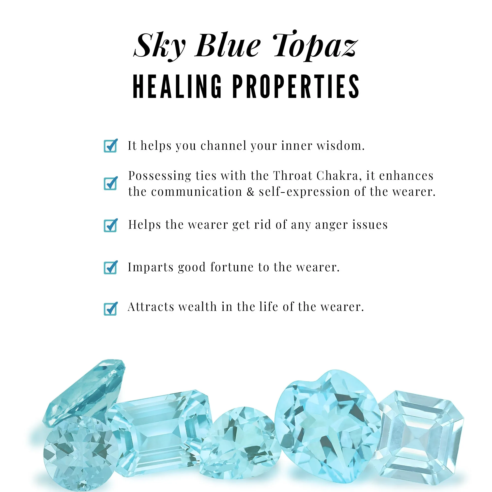 1 CT Sky Blue Topaz and Diamond Classic Halo Stud Earrings