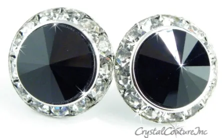20mm Rondelle Post Earrings made with SWAROVSKI ELEMENTS