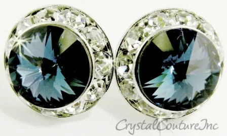20mm Rondelle Post Earrings made with SWAROVSKI ELEMENTS