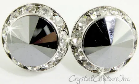 20mm Rondelle Post Earrings made with SWAROVSKI ELEMENTS