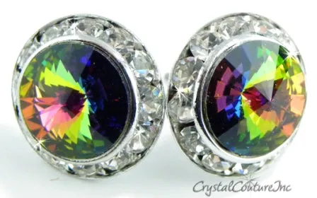 20mm Rondelle Post Earrings made with SWAROVSKI ELEMENTS