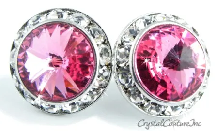 20mm Rondelle Post Earrings made with SWAROVSKI ELEMENTS