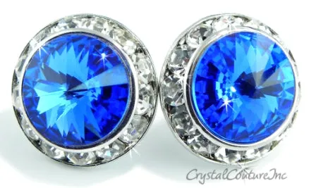 20mm Rondelle Post Earrings made with SWAROVSKI ELEMENTS