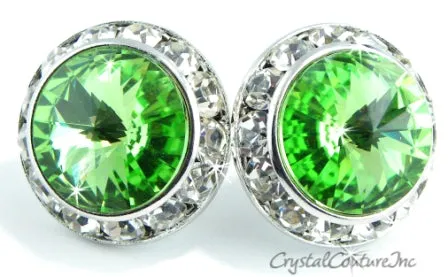 20mm Rondelle Post Earrings made with SWAROVSKI ELEMENTS