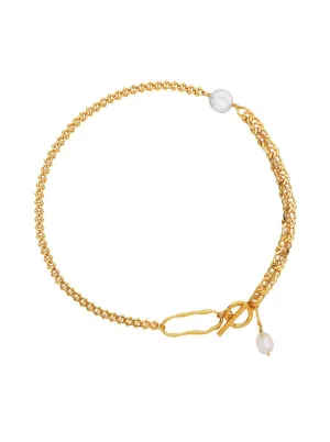 Amber Sceats Schiffer Necklace in Gold