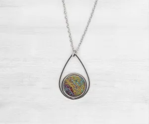 Amber Waves Teardrop Necklace | Beach Jewelry