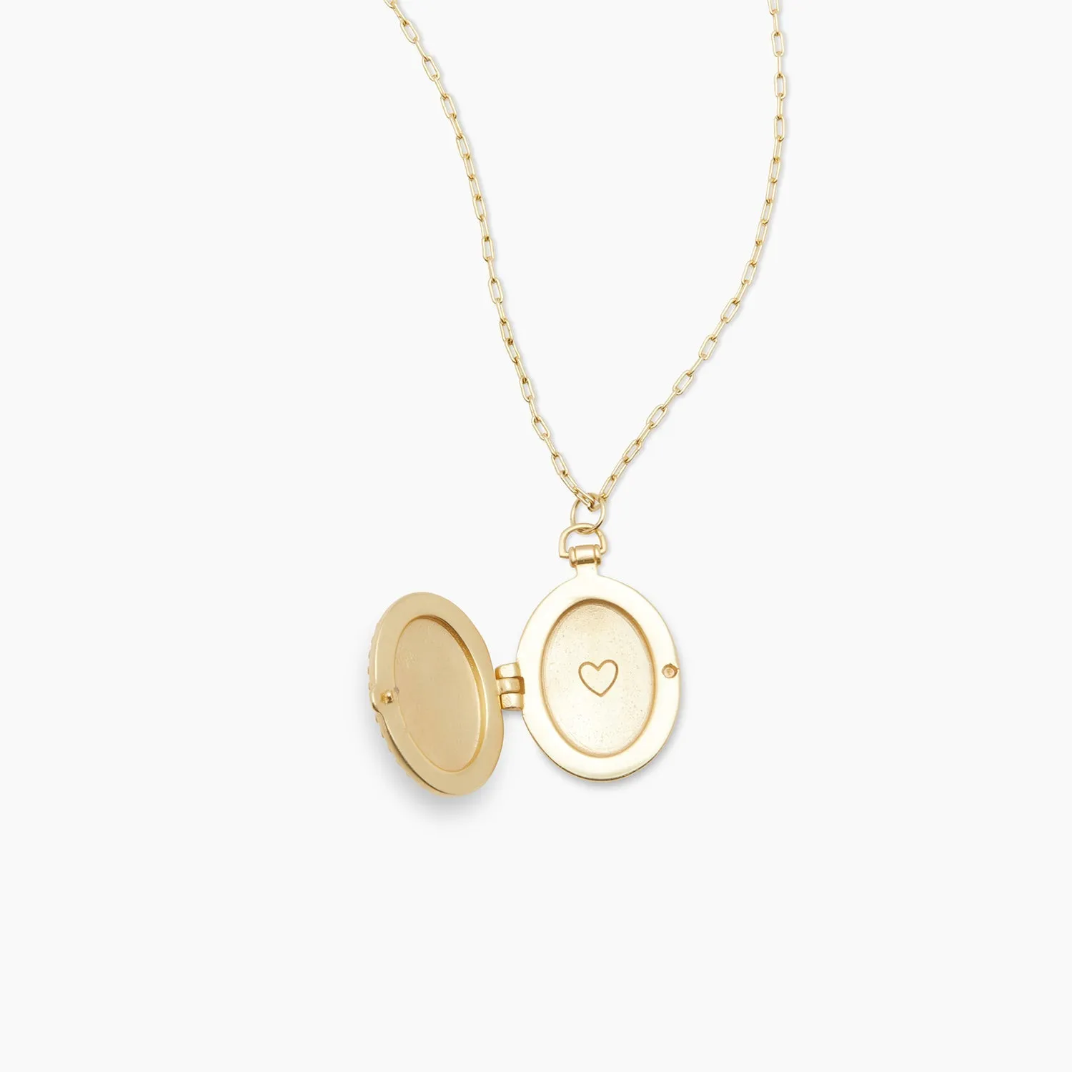 Bali Antique Locket Necklace ~ Gold