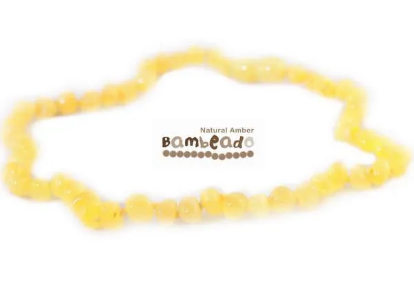 Bambeado Child Necklace Bud 37cm-Butterscotch