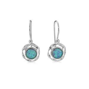 Banyan Gara Blue Opal Drop Earrings