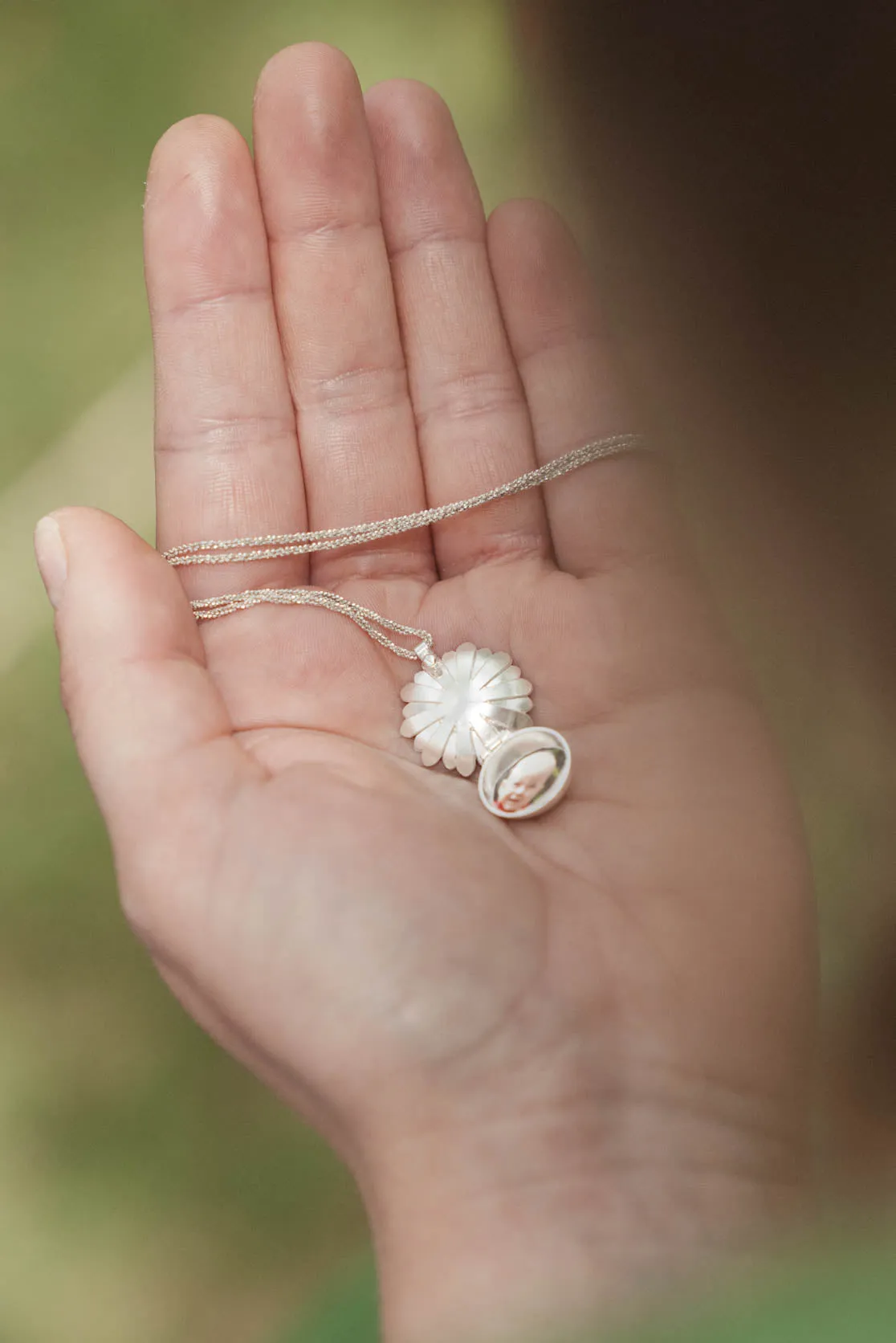 Birthstone Flower Locket