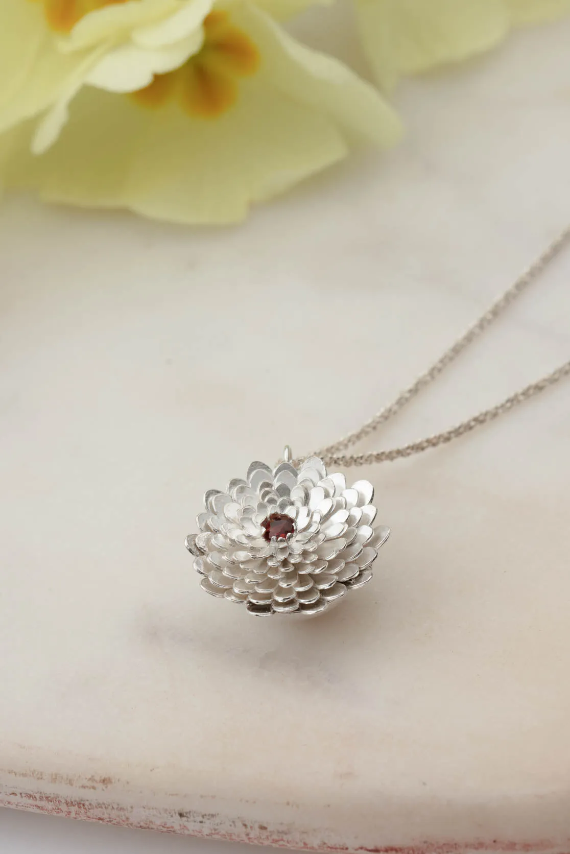 Birthstone Flower Locket