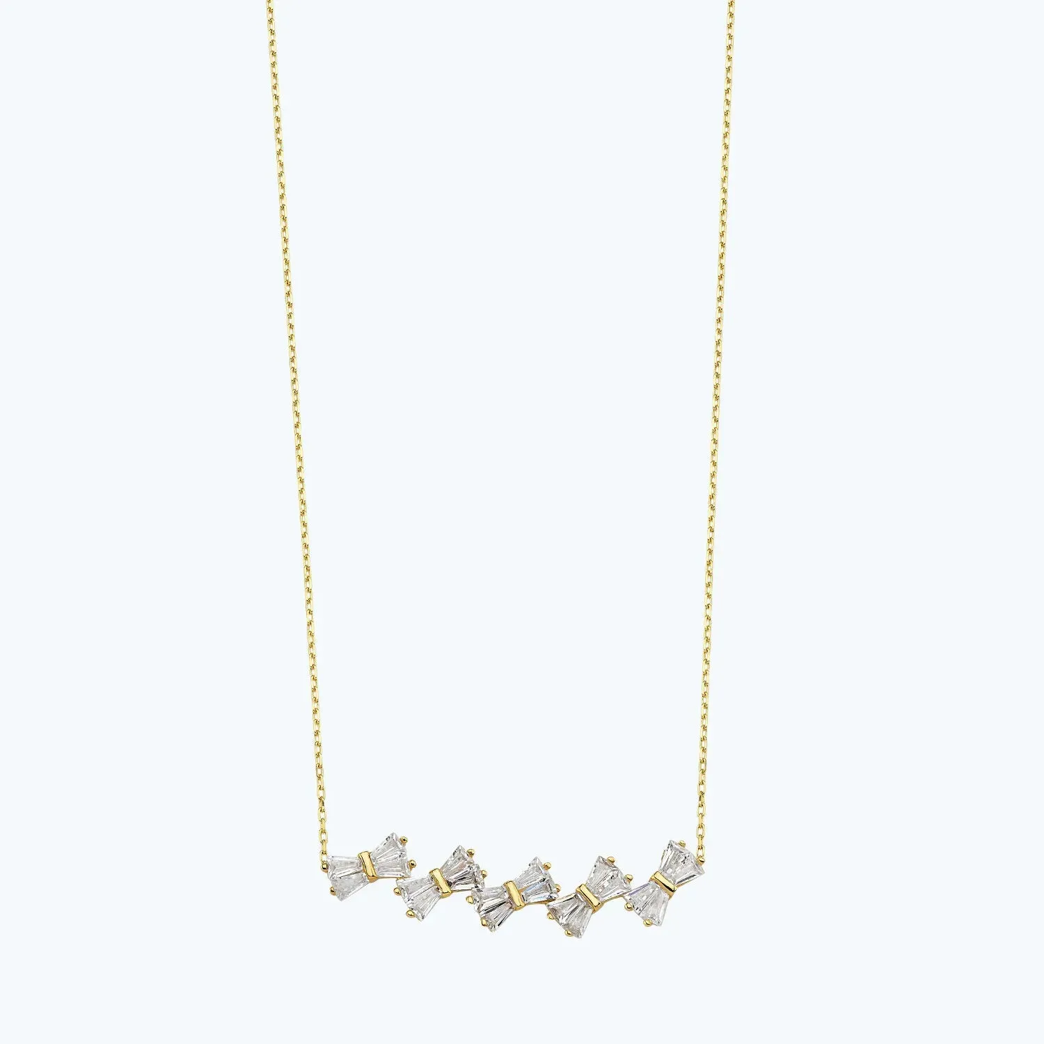 Bow Gold Necklace