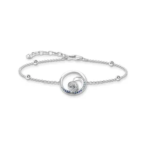Bracelet wave with stones