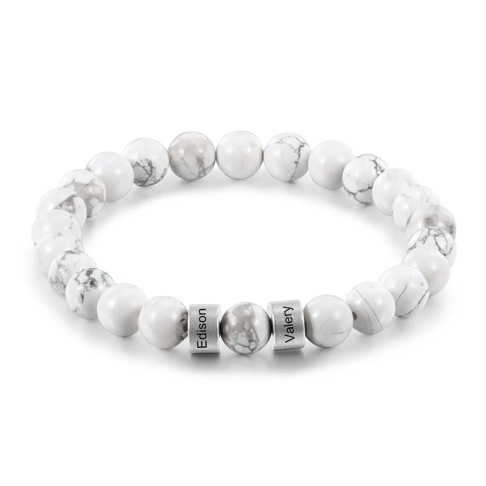 Brand New Magnesite Chakra White Bracelet