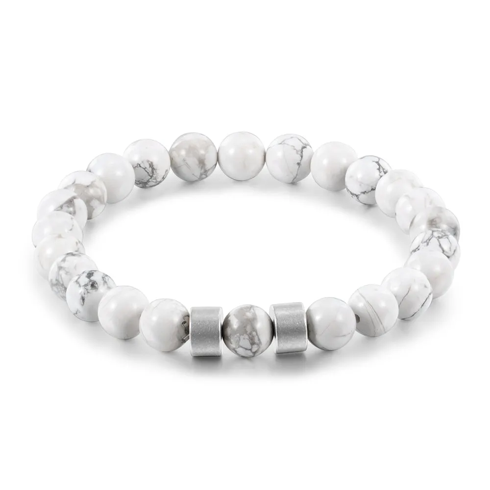 Brand New Magnesite Chakra White Bracelet