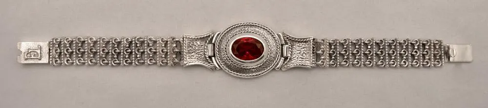 Byzantine Bracelet in Sterling Silver with zircon (B-19)