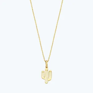 Cactus Gold Necklace