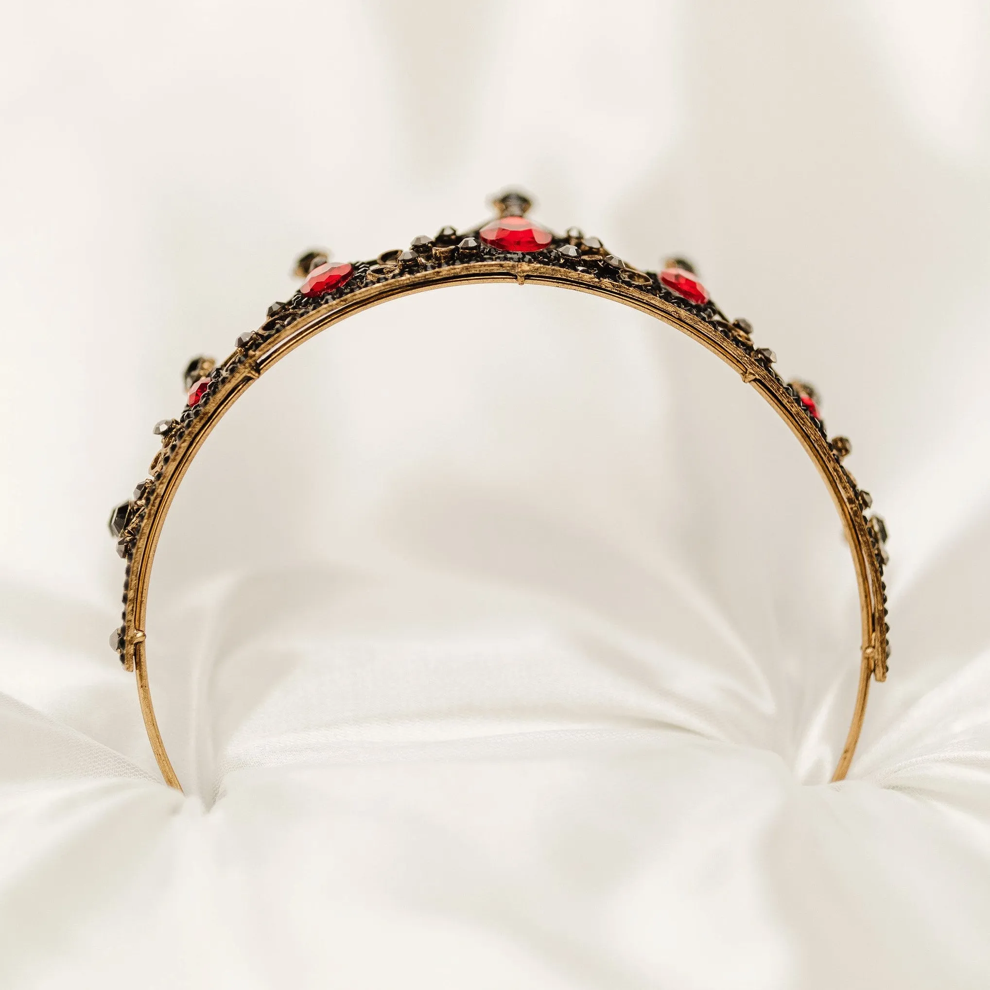 Cindy's Tiara in Red & Gold
