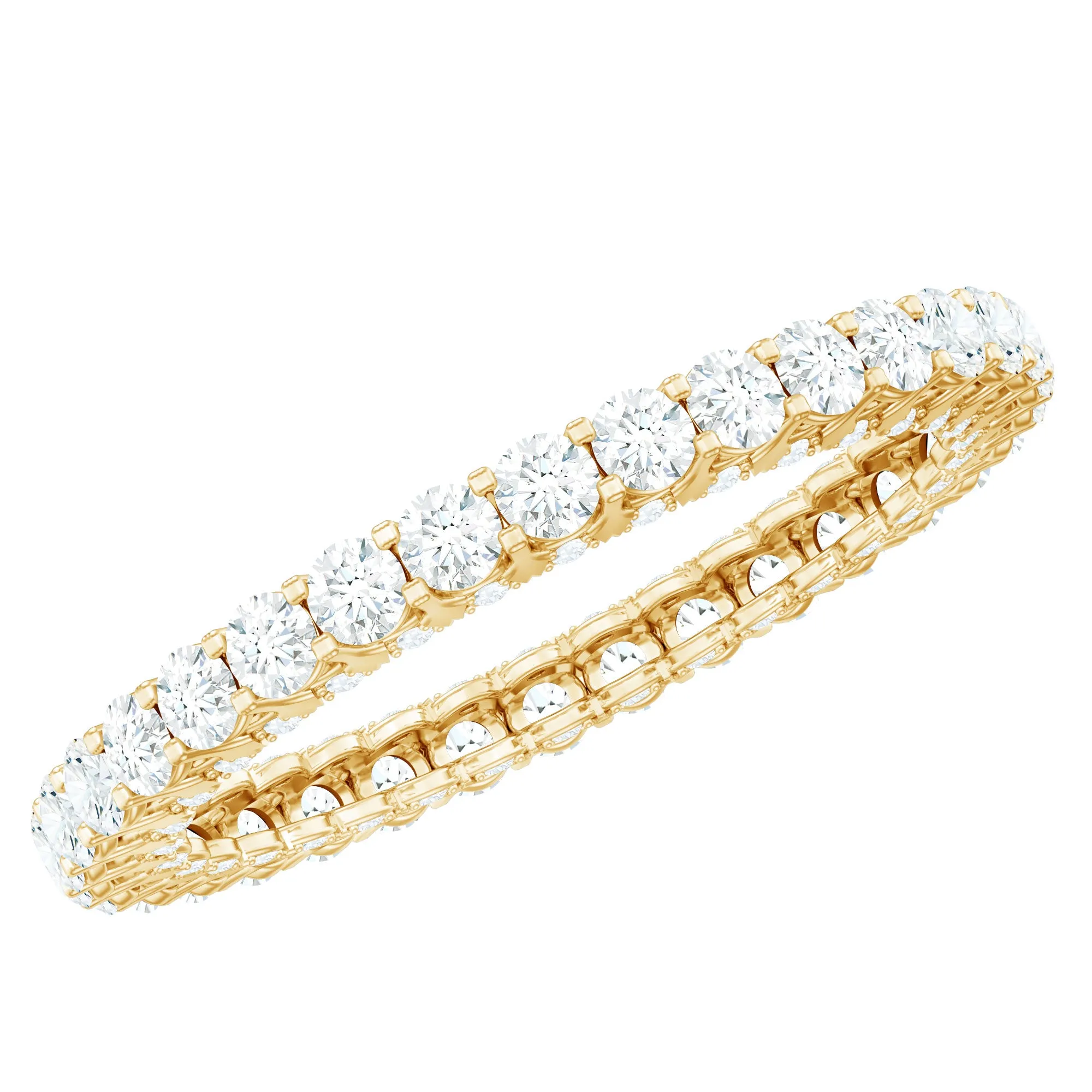 Classic Zircon Full Eternity Band Ring