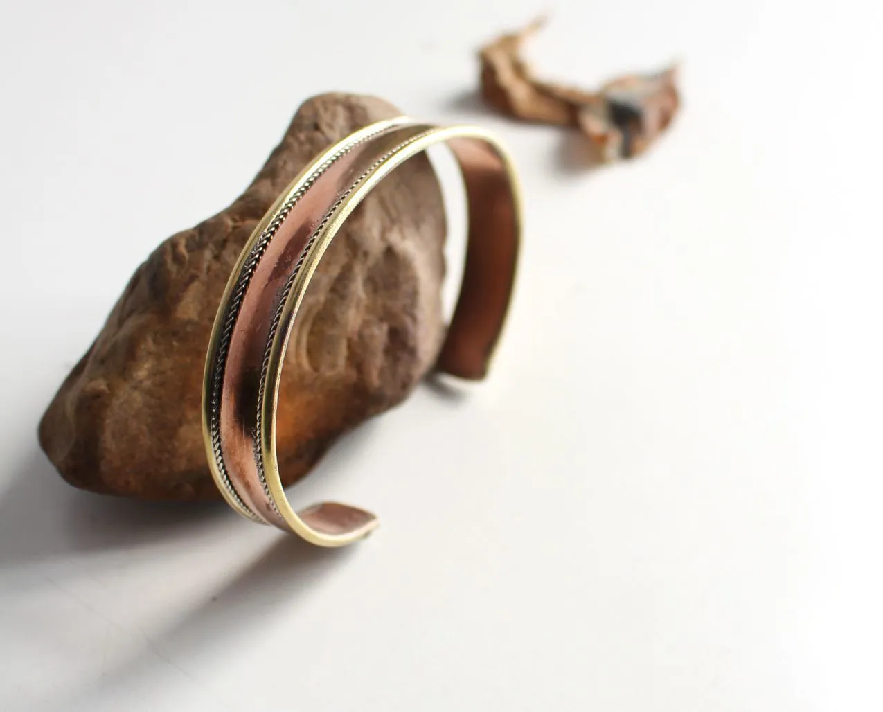 Copper Plain Cuff Bracelet