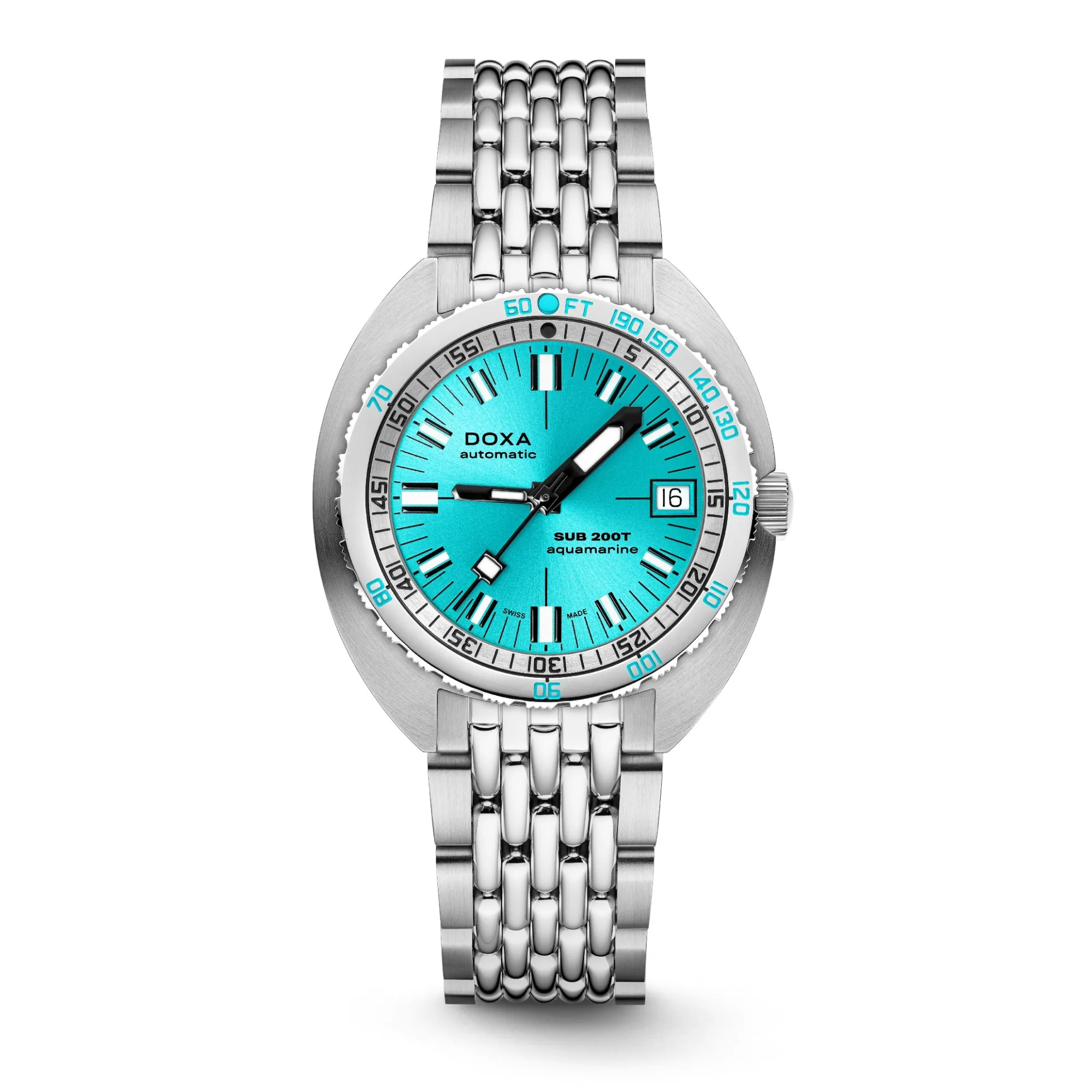 Doxa 200 T - Aquamarine (Turquoise) Sunray Dial
