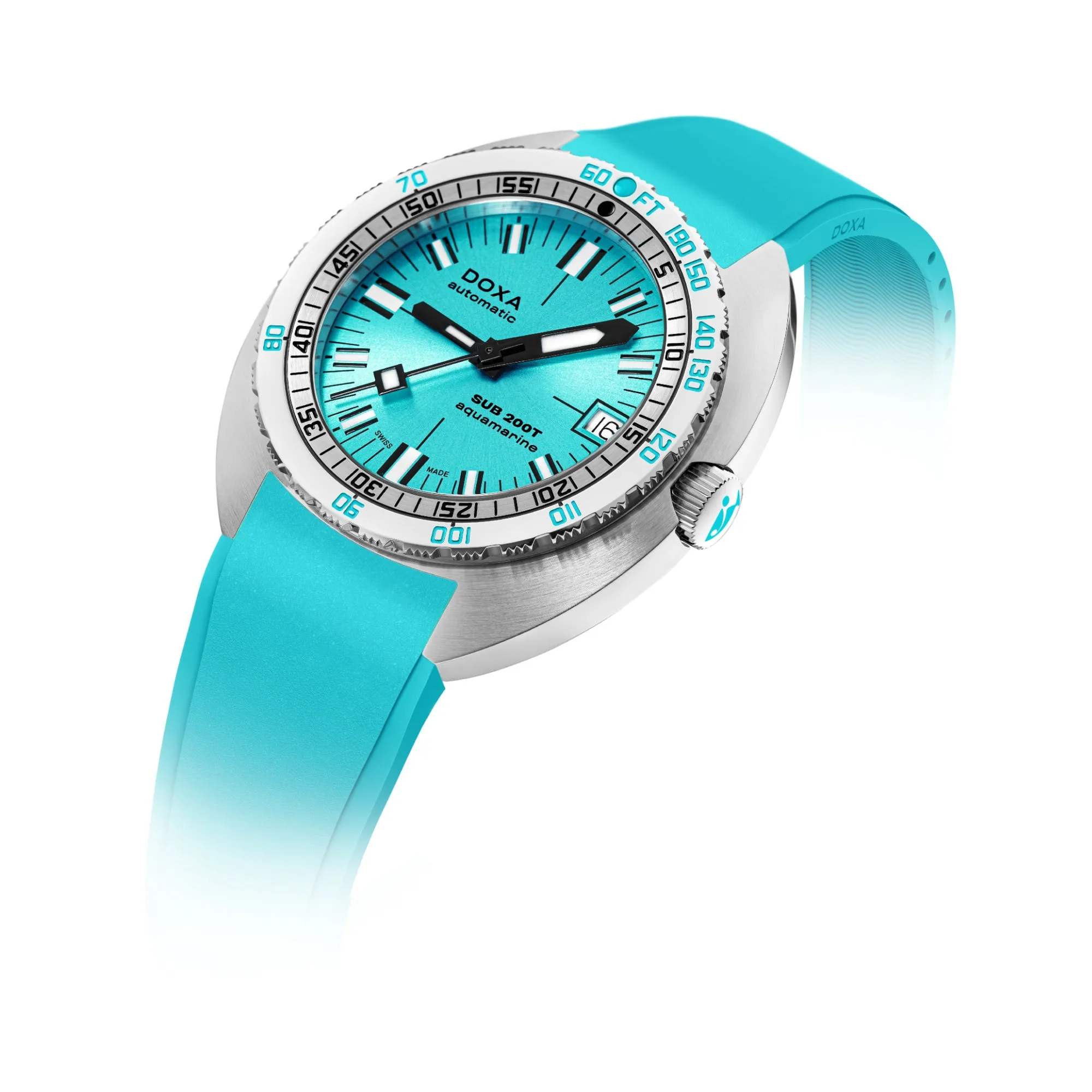Doxa 200 T - Aquamarine (Turquoise) Sunray Dial