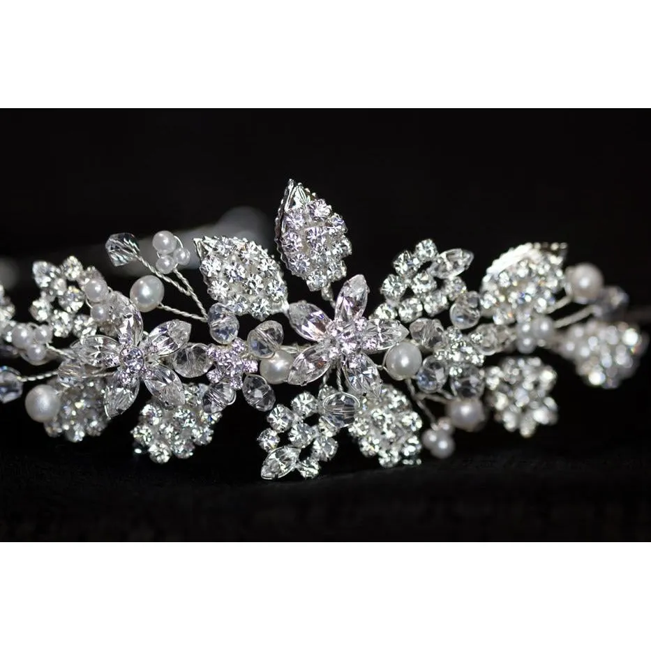 Eden Crystal Flower Headband