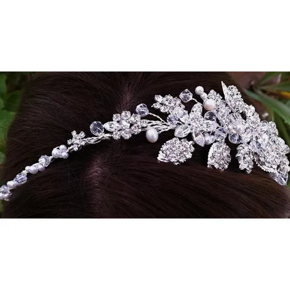 Eden Crystal Flower Headband