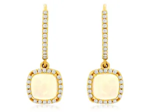Ethiopian Opal Dangle Earrings