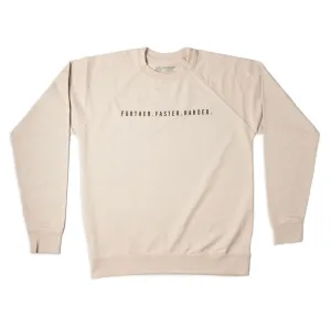 FURTHER FASTER HARDER Lightweight Loopback Terry Crew