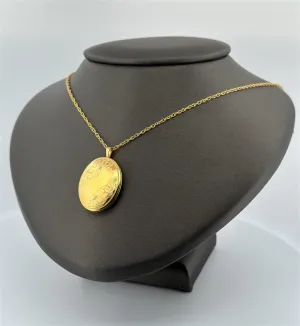 Gold Filled Oval Locket