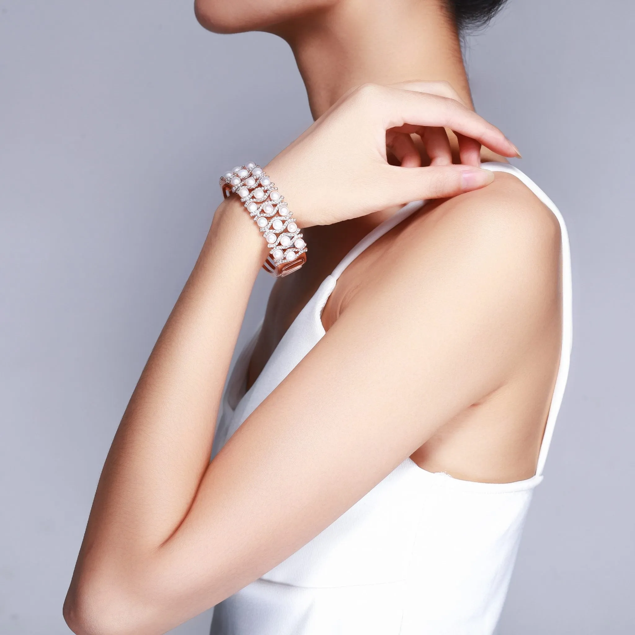 Golden Pearl Cuff