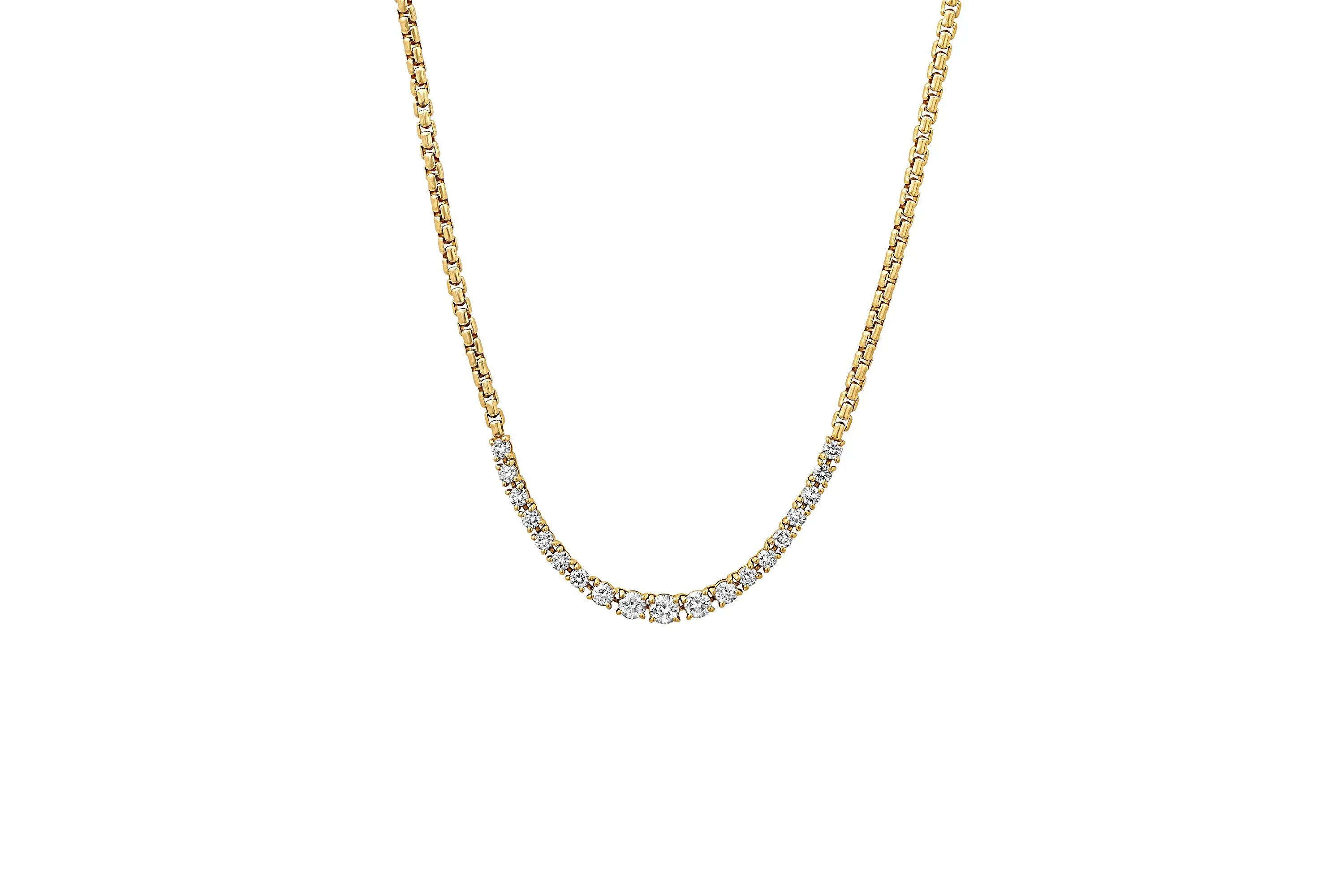 Graduated Diamond Necklace