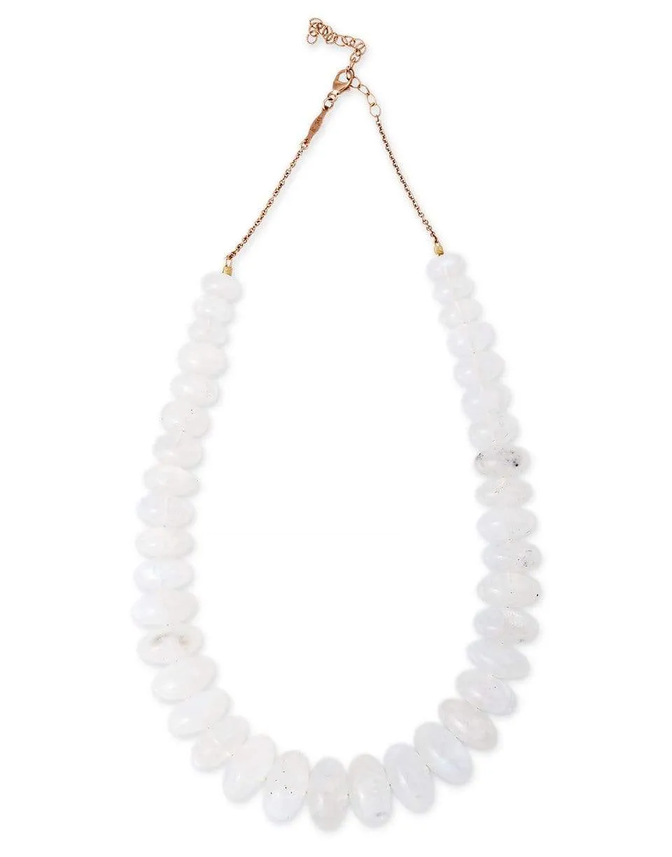 Graduated Moonstone Necklace