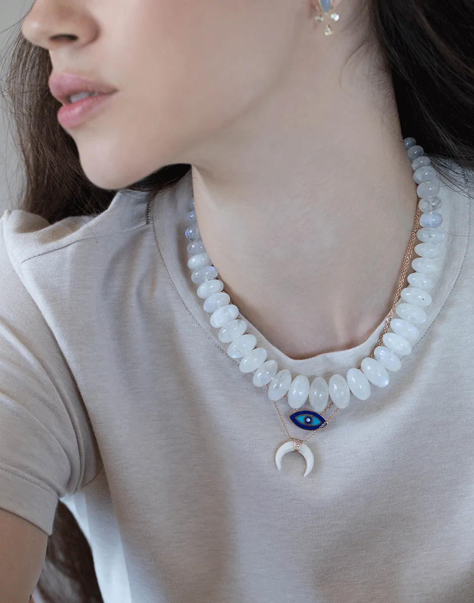 Graduated Moonstone Necklace