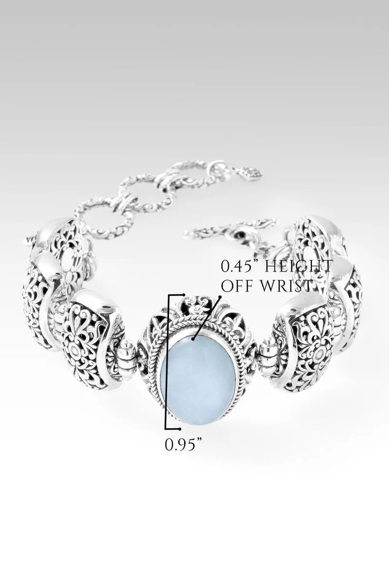 Great is Faithfulness Bracelet™ in Aquamarine