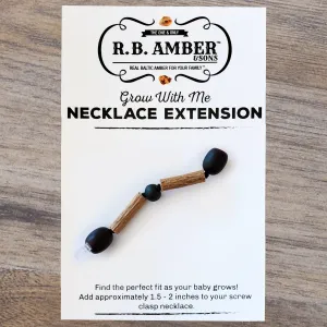 Hazelwood   Raw Cherry Baltic Amber Jewelry Extender