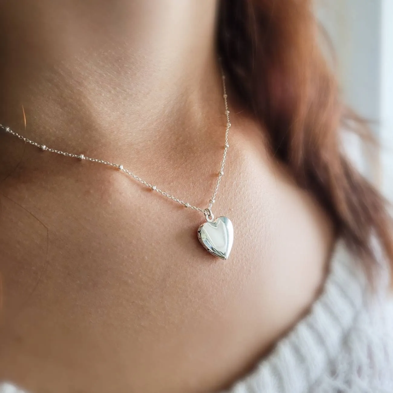 Heart Shaped Locket Necklace