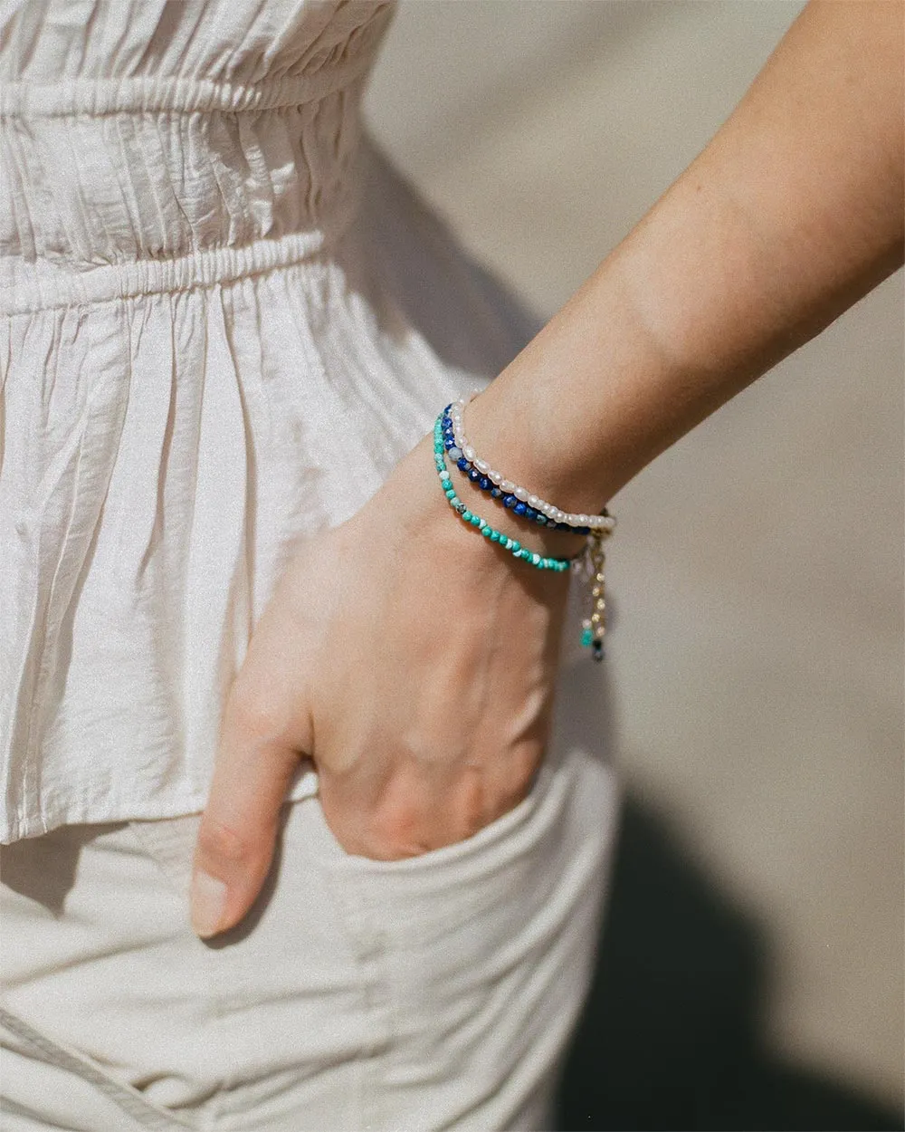 Hydra Turquoise Beaded Bracelet