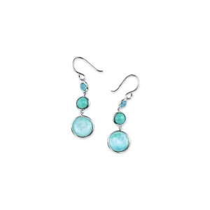 Ippolita Sterling Silver Lollipop Lollitini 3-Stone Drop Earrings in Waterfall