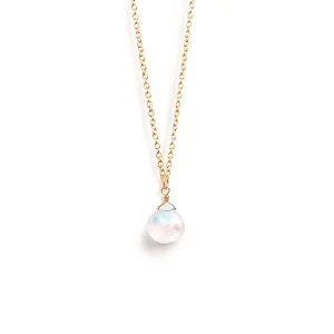 June Moonstone Birthstone Pendant Necklace