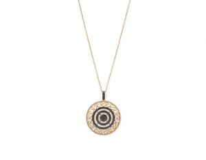 LADIES GOLD NECKLACE - CIRCLE OF FAITH
