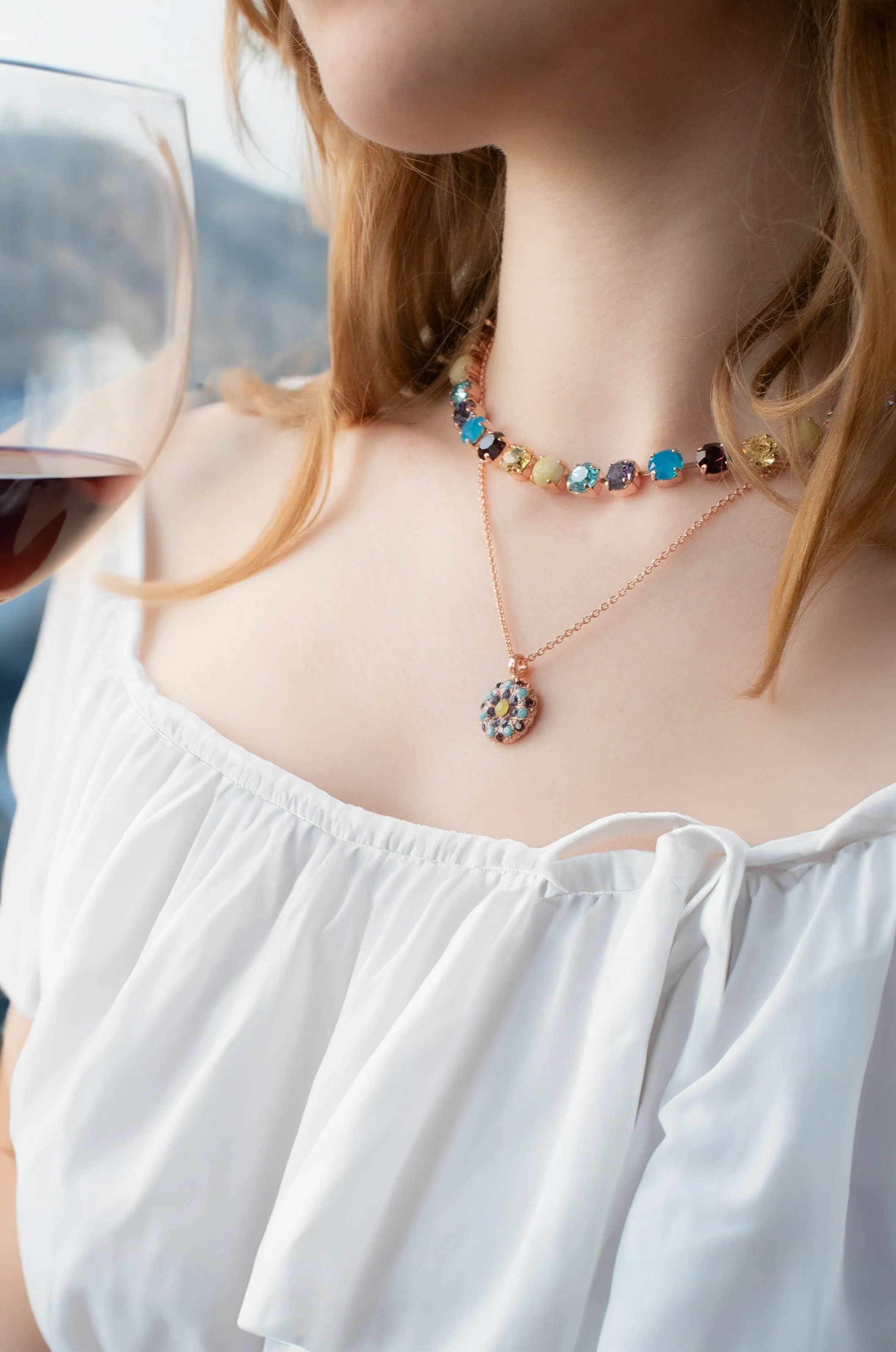 Large Rosette Bracelet "Vineyard Veranda" *Custom*