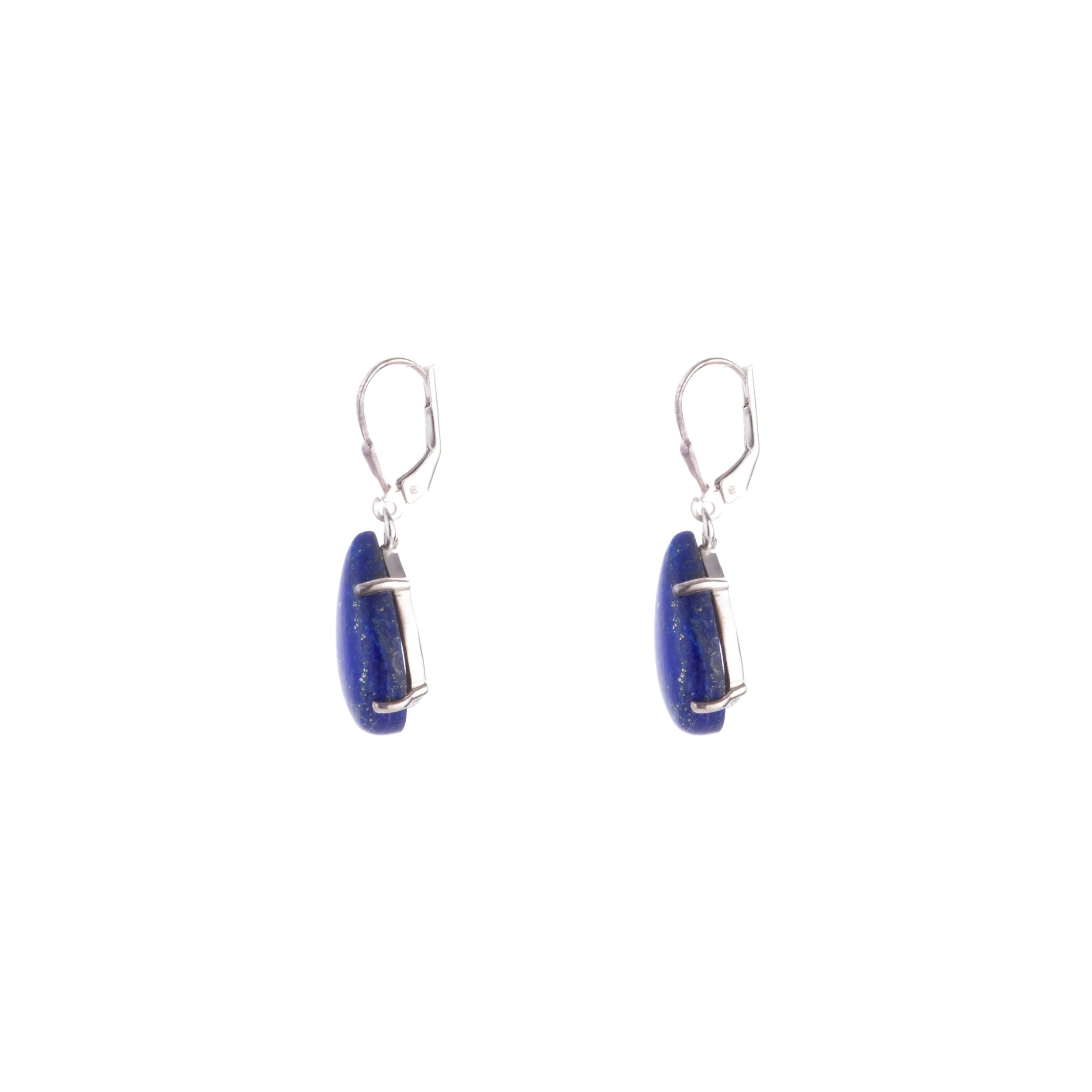 Lilian Lapis Lazuli Earrings, Gold Vermeil