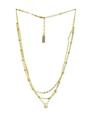 Lina Coin Ball Necklace