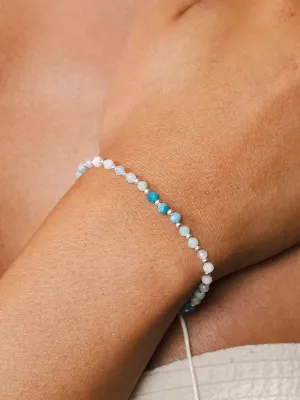 Lotus & Luna Moon & Sea 3mm Healing Bracelet