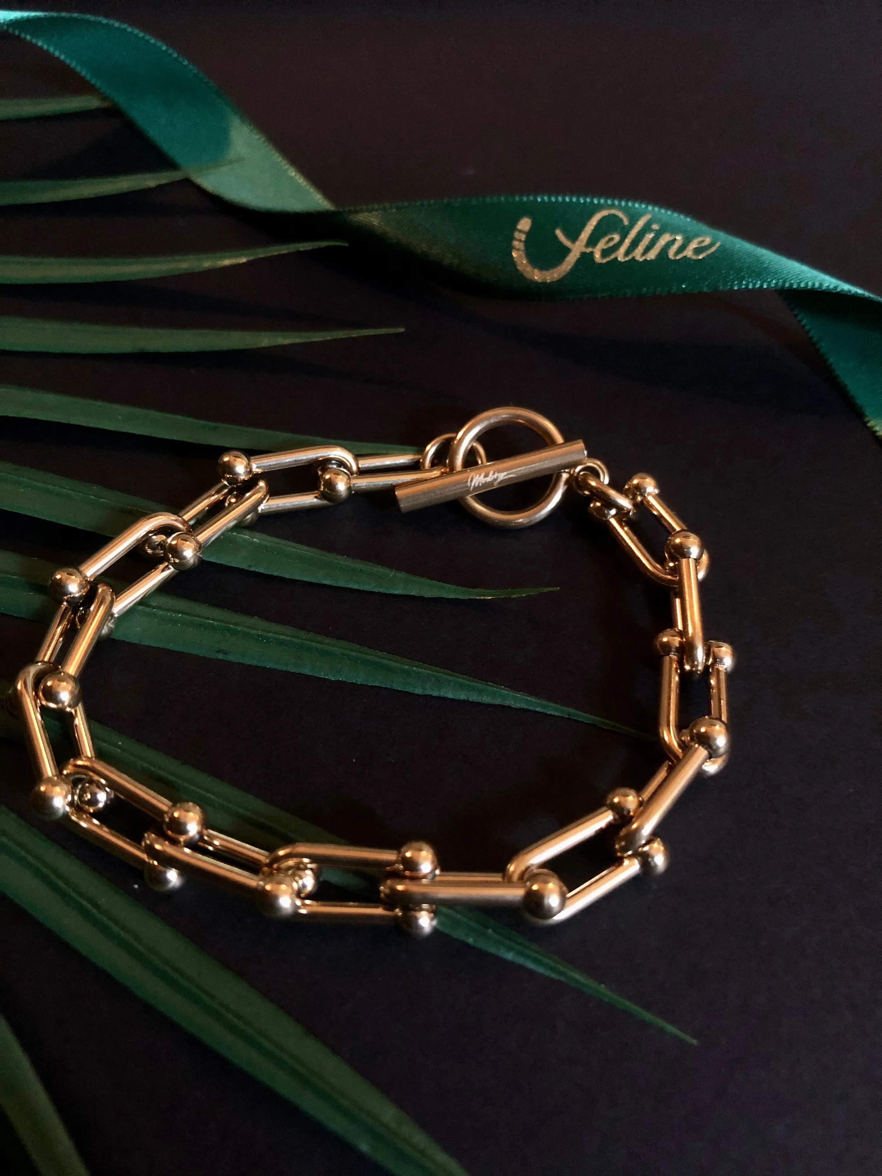 Madison Gold Dipped Bracelet