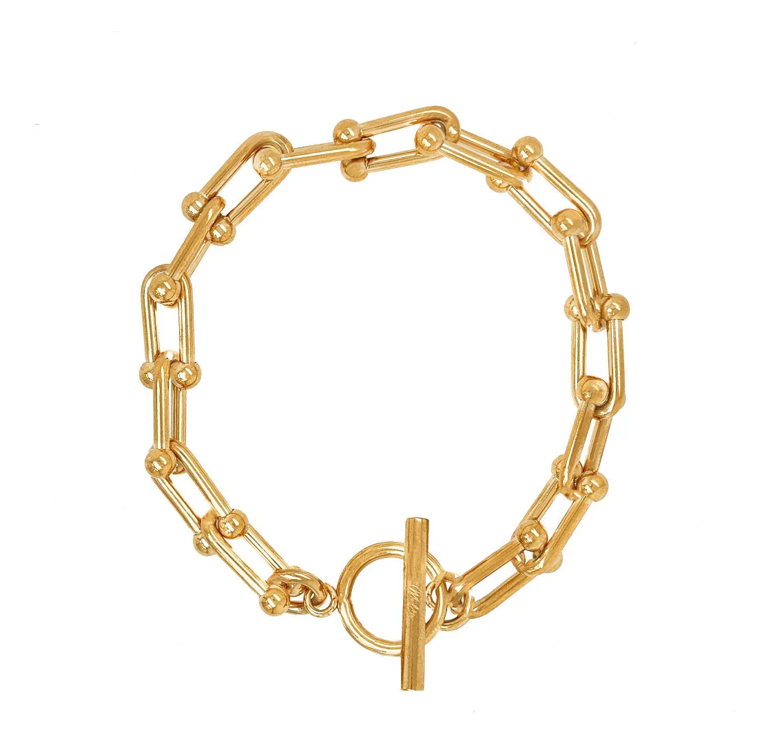 Madison Gold Dipped Bracelet