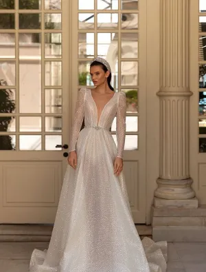 Magnificent White Wedding Dress