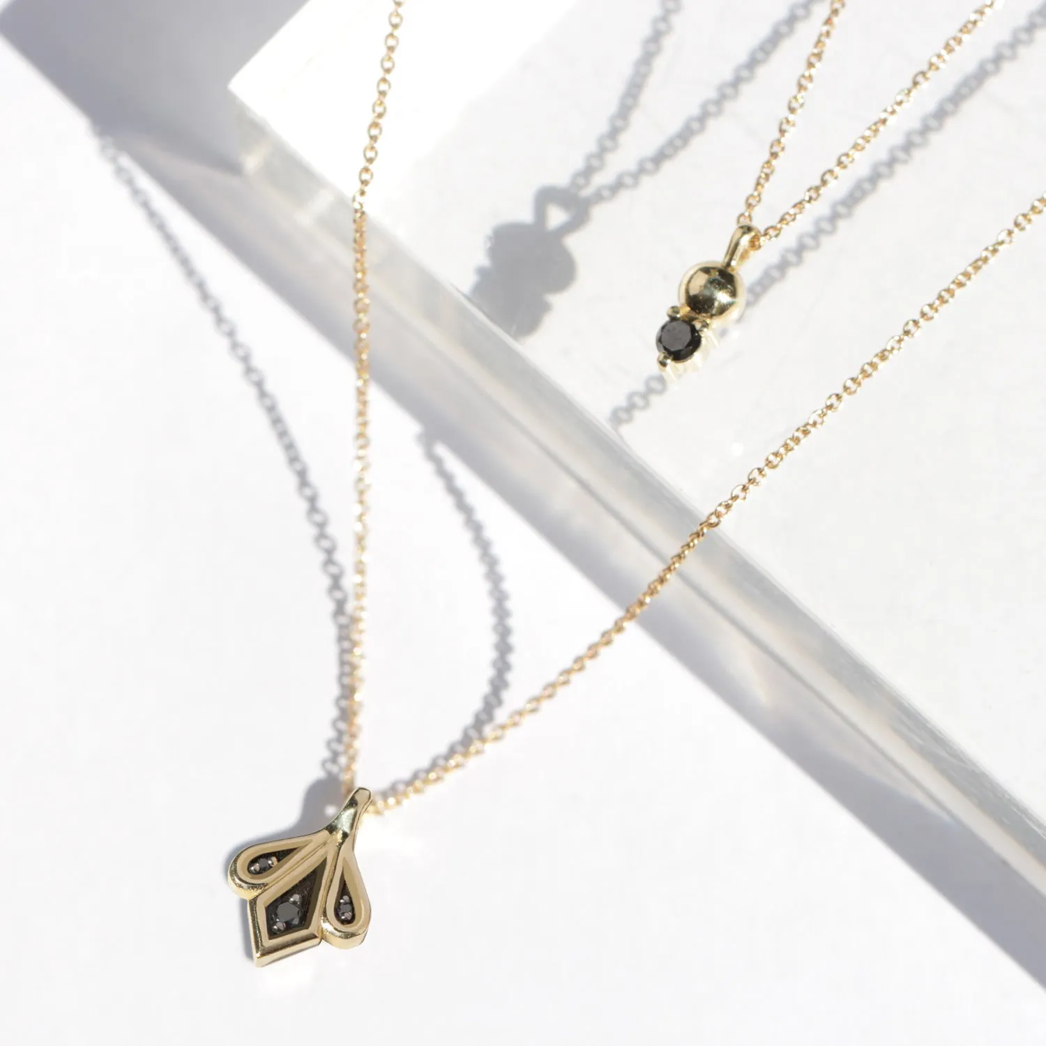 Marie Necklace Black Diamond